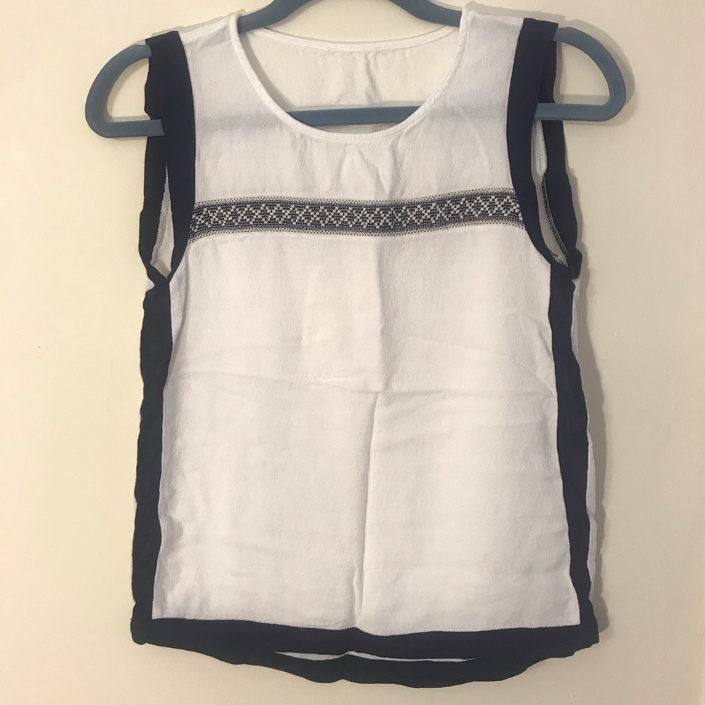 (3/$15) Promod Embroidered Tank top